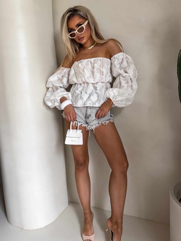 Bluzka hiszpanka MISS print...