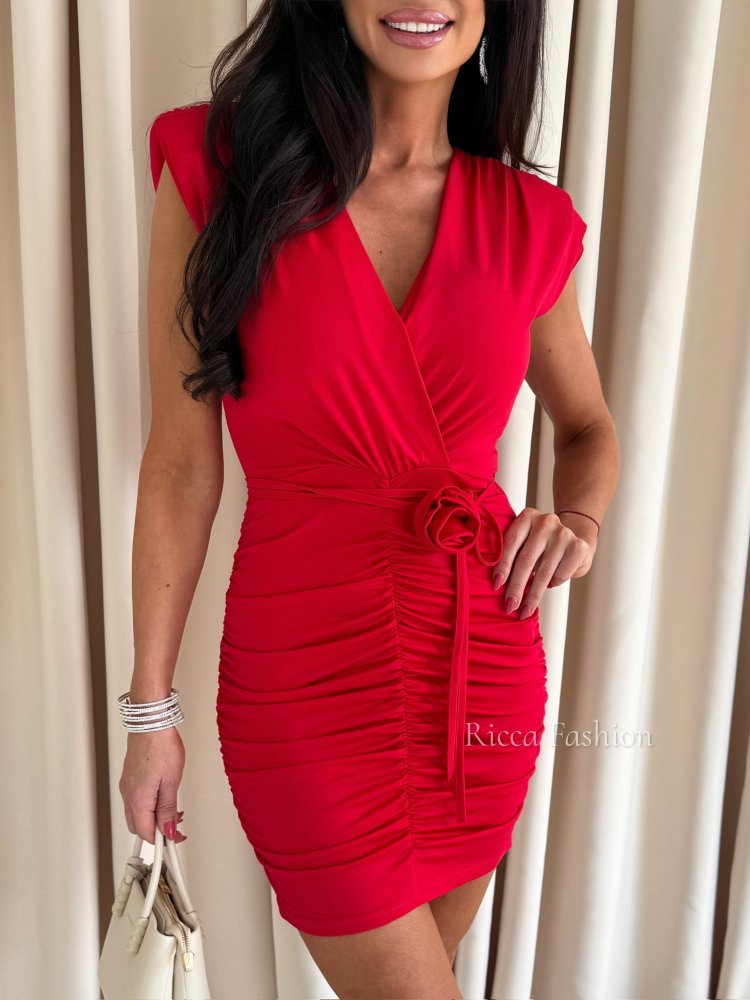 Sukienka LEONESSA , red