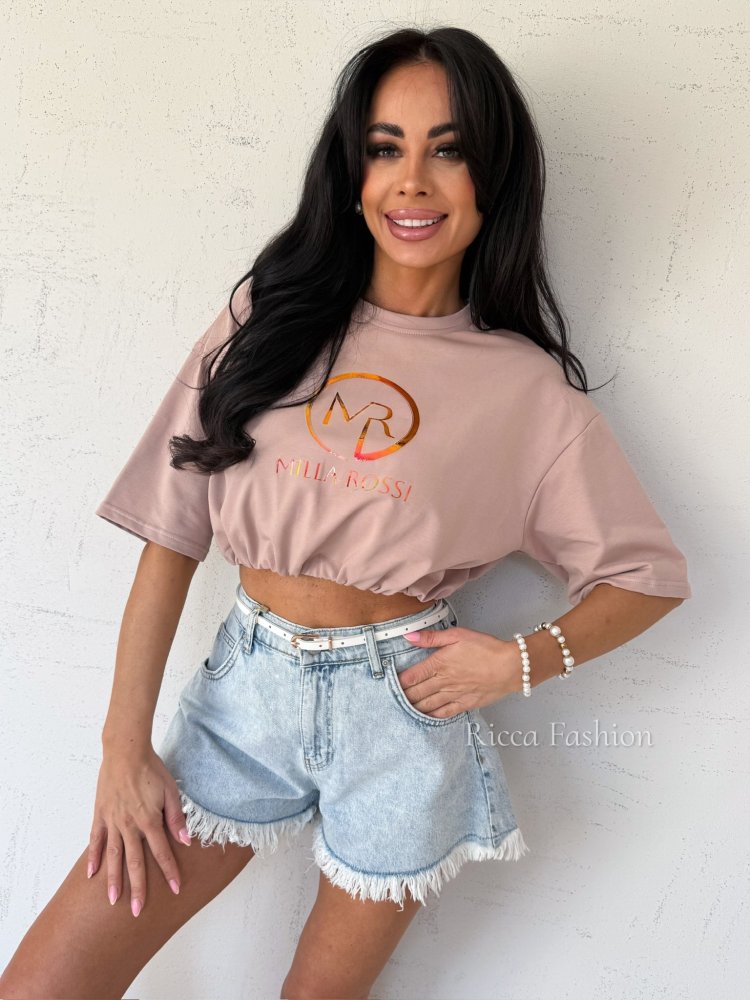 T-shirt/crop top MILLAROSI,...