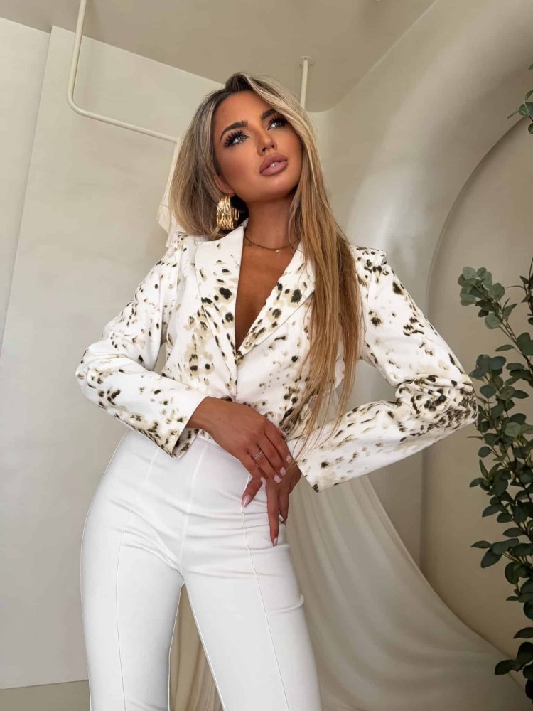 Marynarka SLIM print...