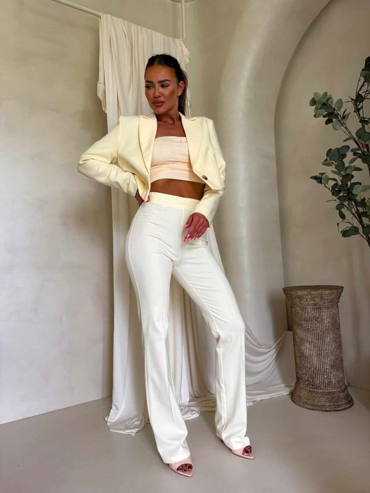 Marynarka SLIM – waniliowa
