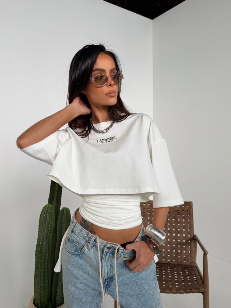Tshirt PEROLA ecru