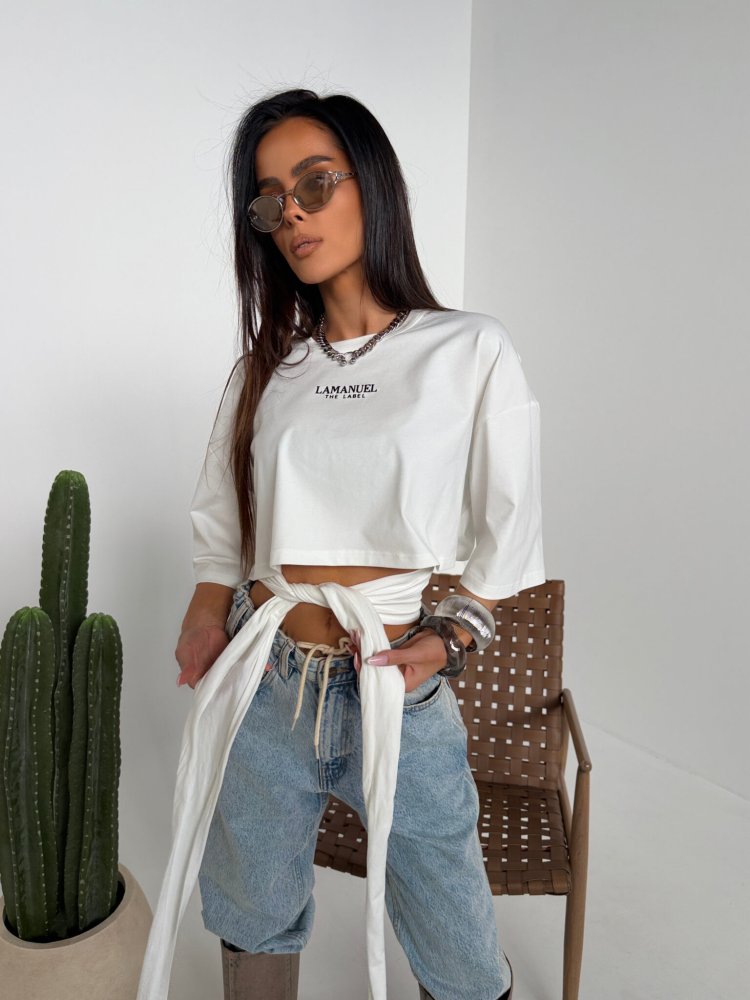 Tshirt PEROLA ecru