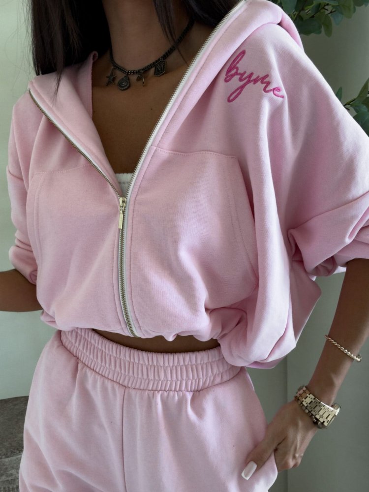 Bluza HOODIE – różowa