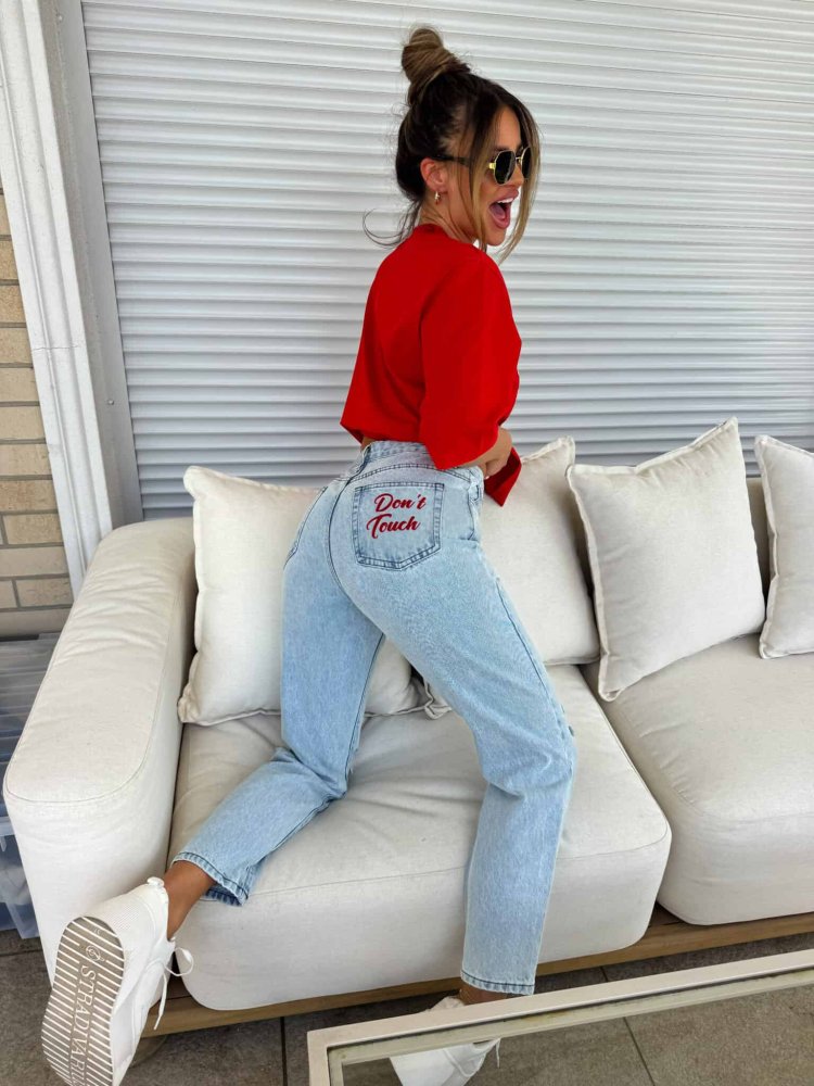 Jeansy MOM FIT DON’T TOUCH...