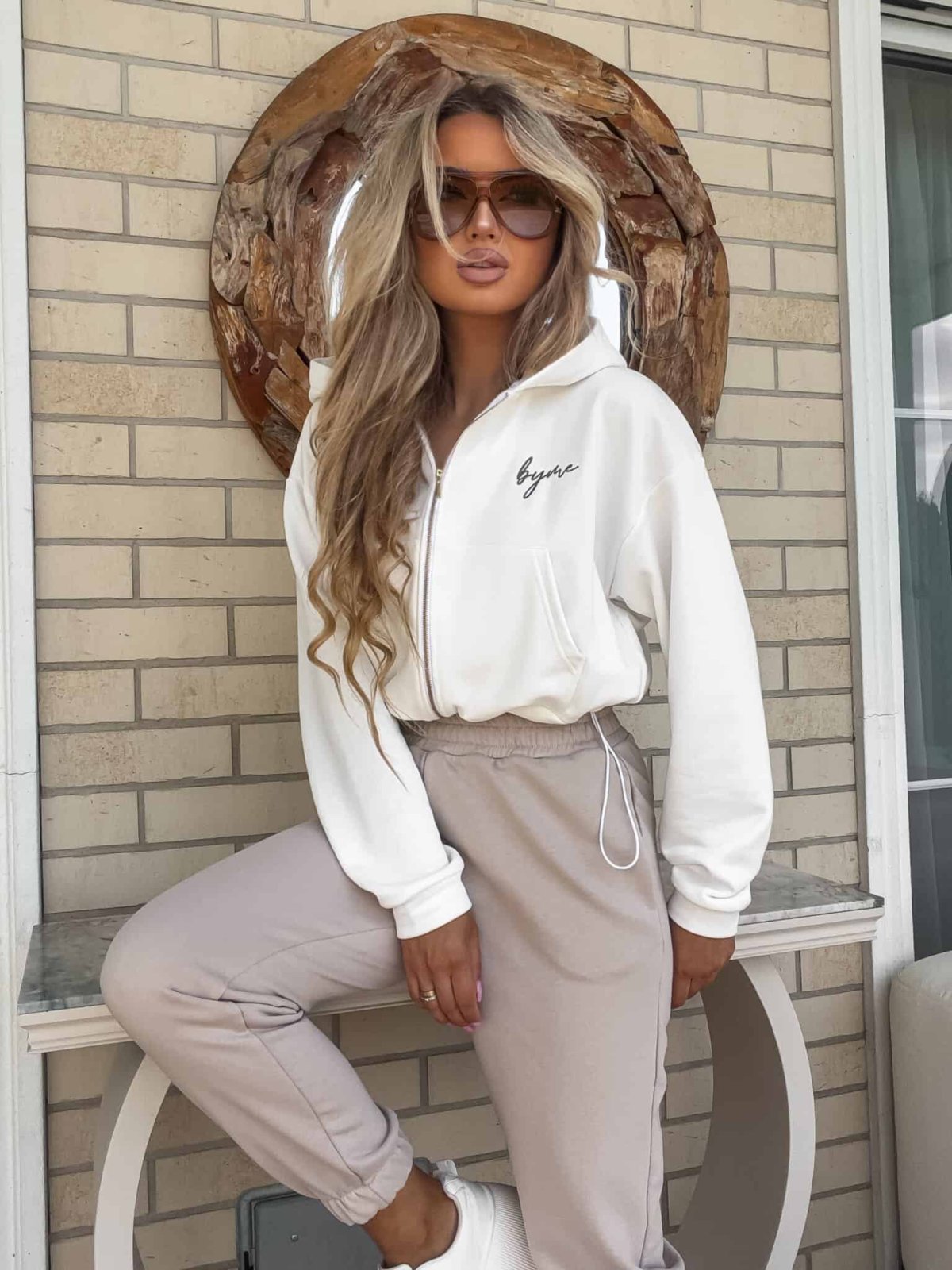 Bluza HOODIE – ecru