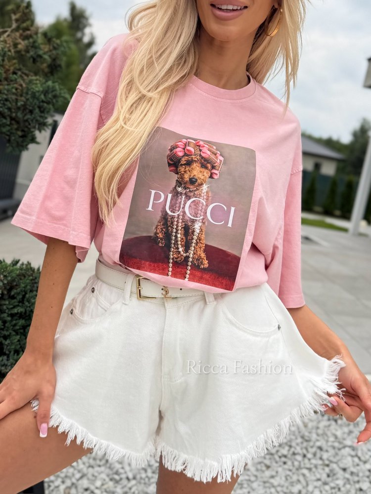 T-shirt PUCCI , pink