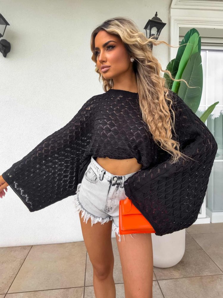 Sweter GRACE – czarny