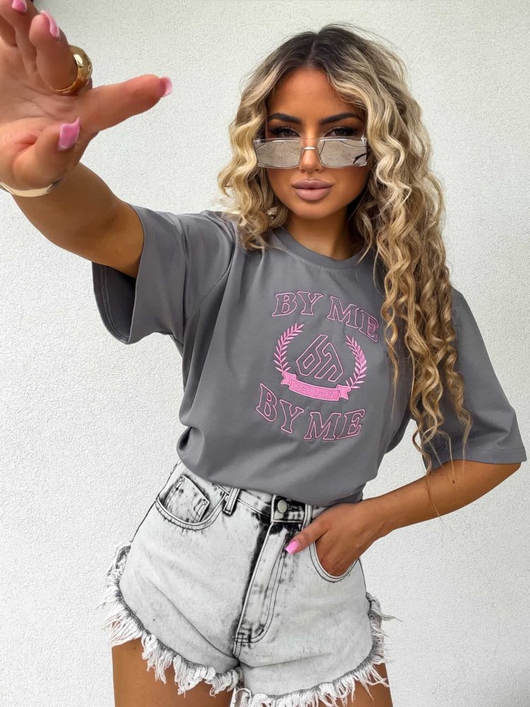 T-shirt LAUR – szary
