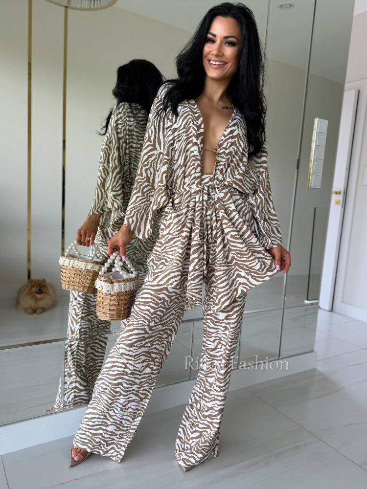 Komplet SILIA print zebra –...