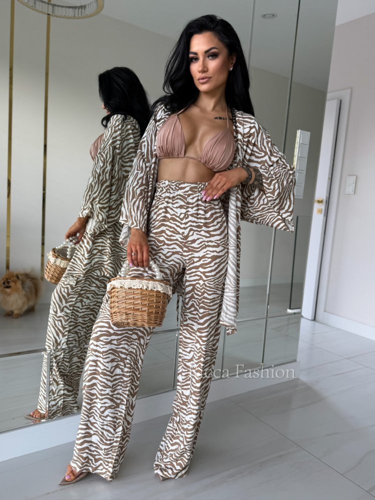 Komplet SILIA print zebra –...