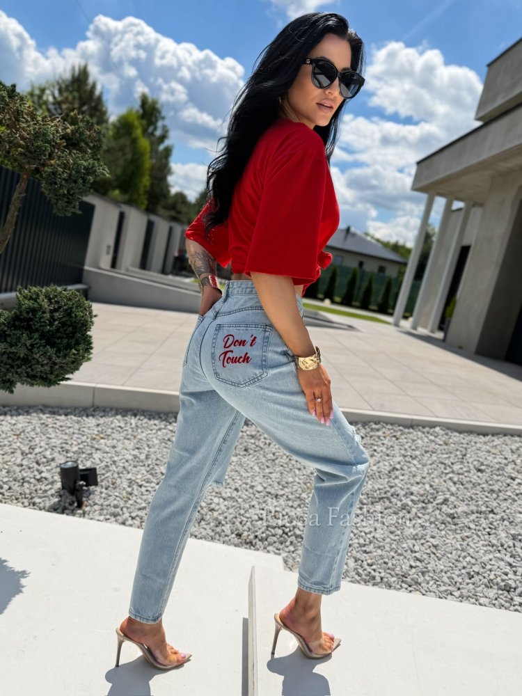 Jeansy MOM FIT DON’T TOUCH...