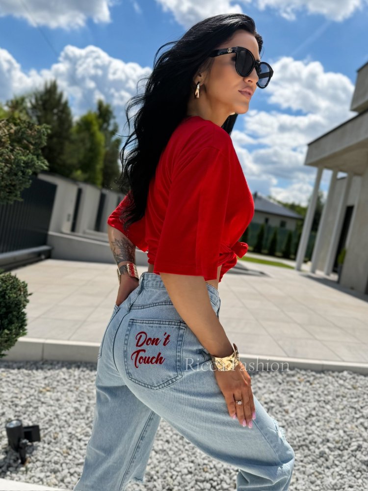 Jeansy MOM FIT DON’T TOUCH...