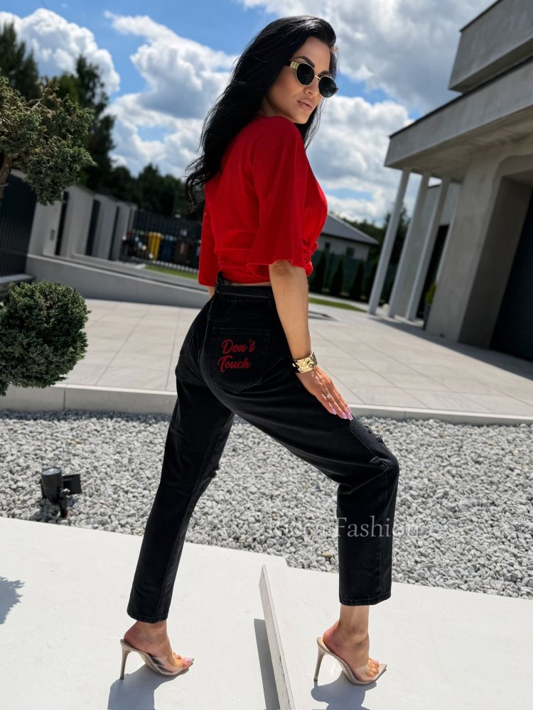 Jeansy MOM FIT DON’T TOUCH...