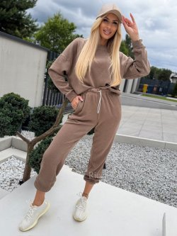 Komplet bawełniany NOEL , camel
