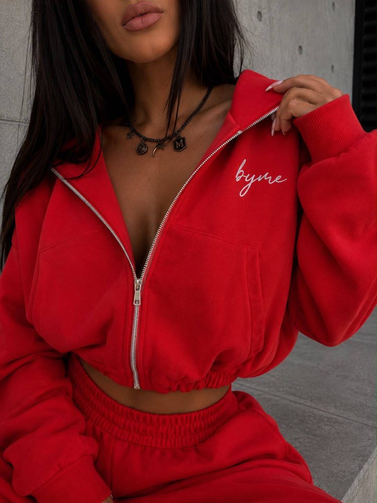 Bluza HOODIE – czerwona