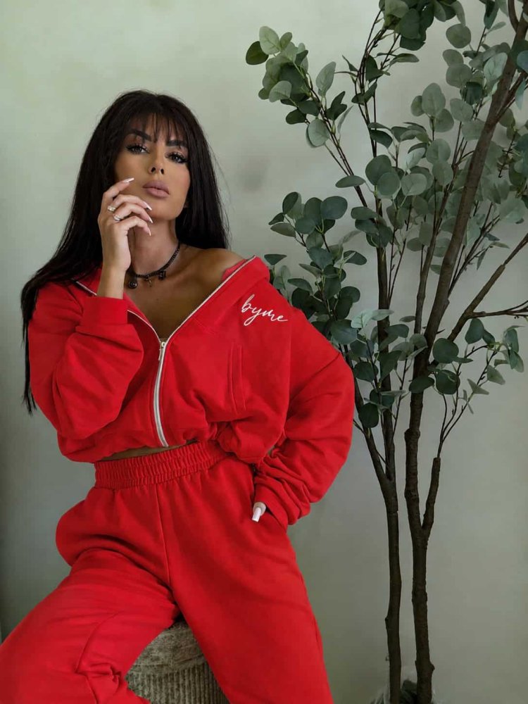 Bluza HOODIE – czerwona