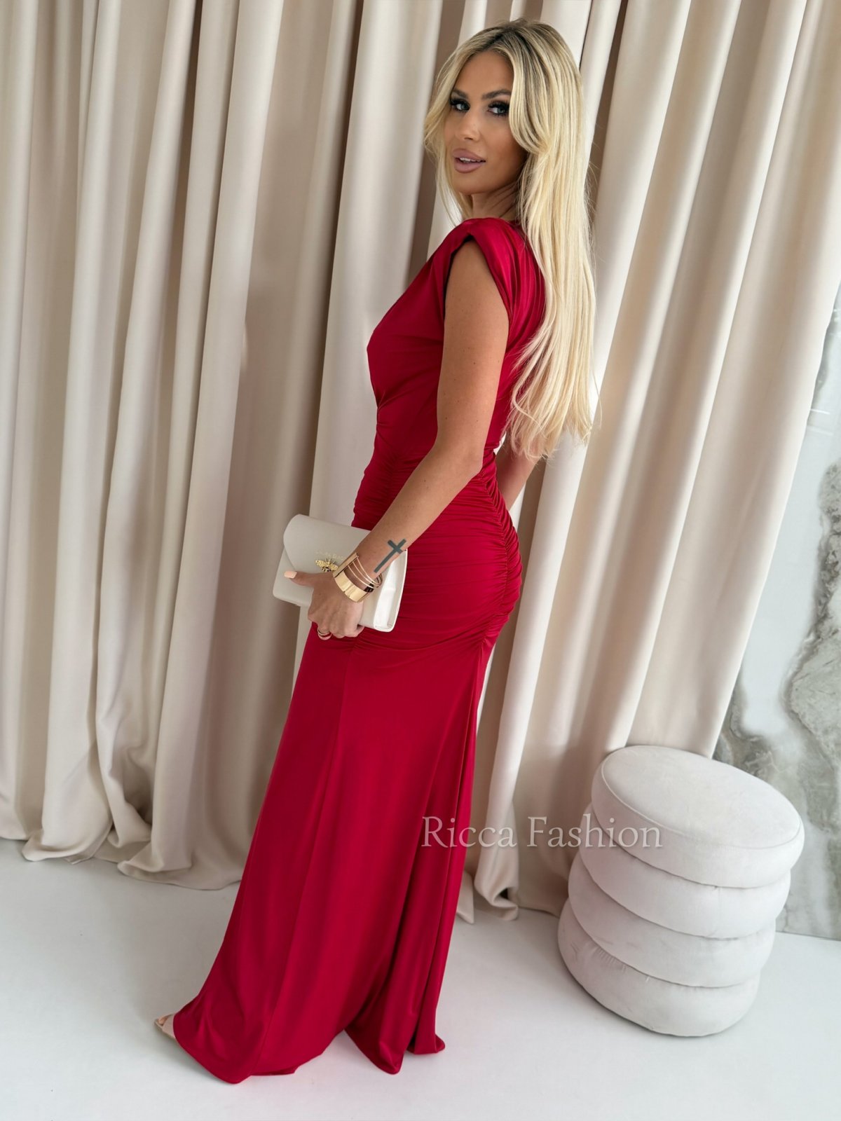Sukienka maxi AFRODYTA , red