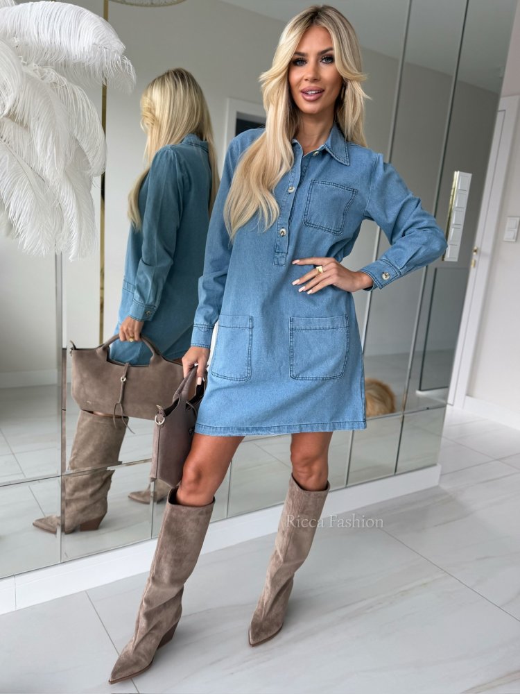 Jeansowa sukienka JEANI , blue