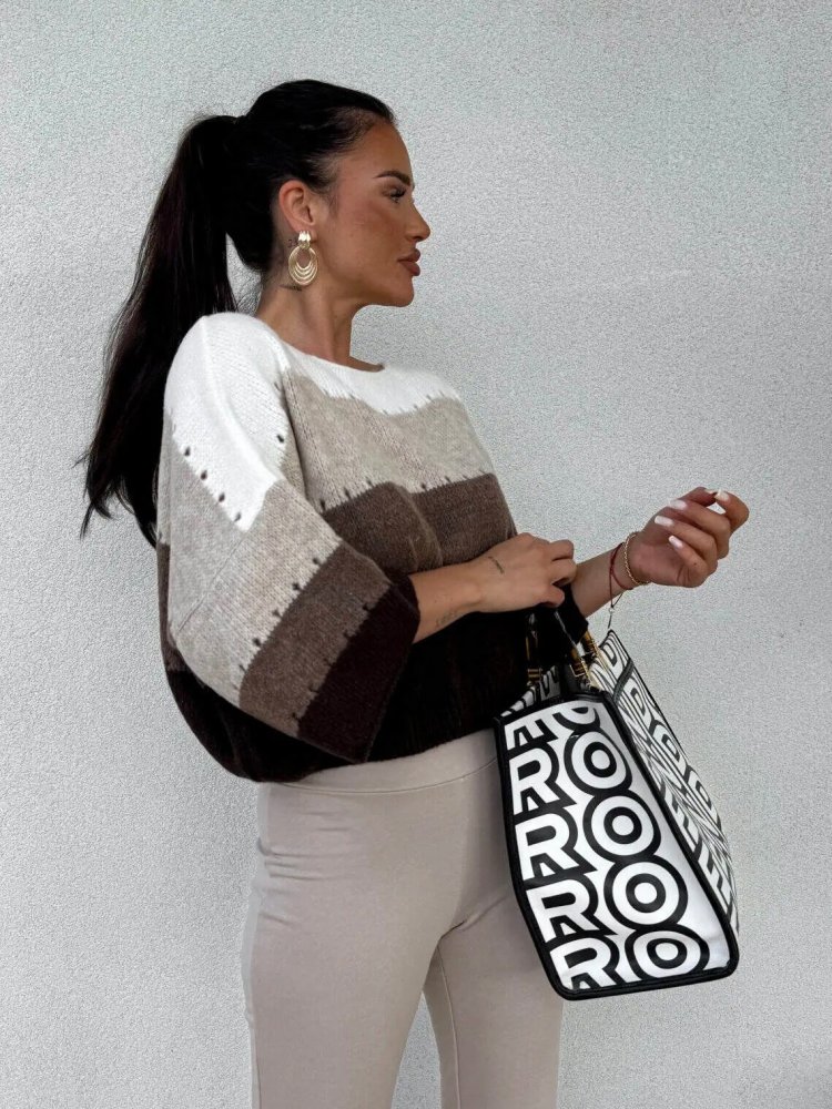 Sweter SOFT pasy –...