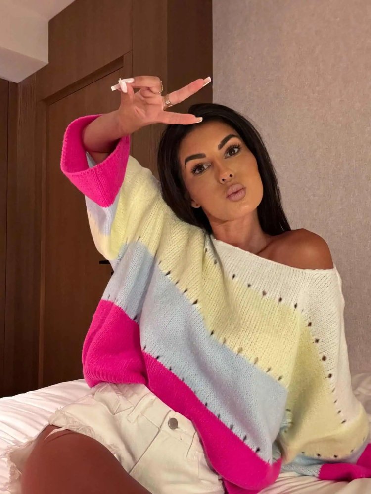Sweter SOFT pasy –...