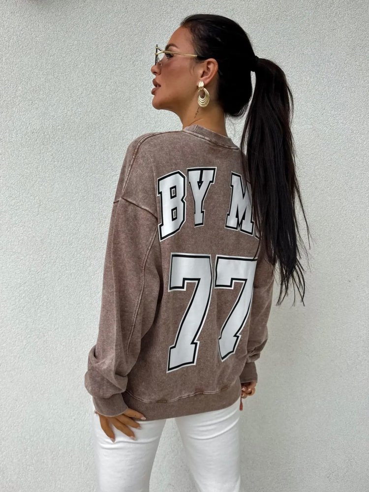 Dekatyzowana bluza HAPPY 77...