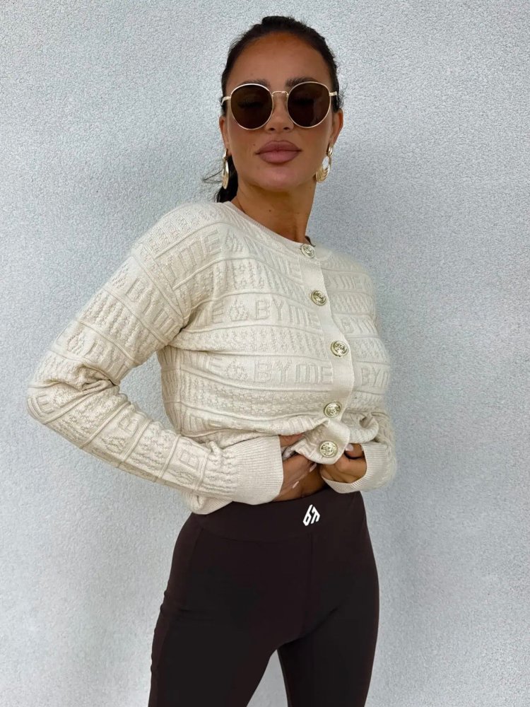 Sweter GIVEN – jasny beż