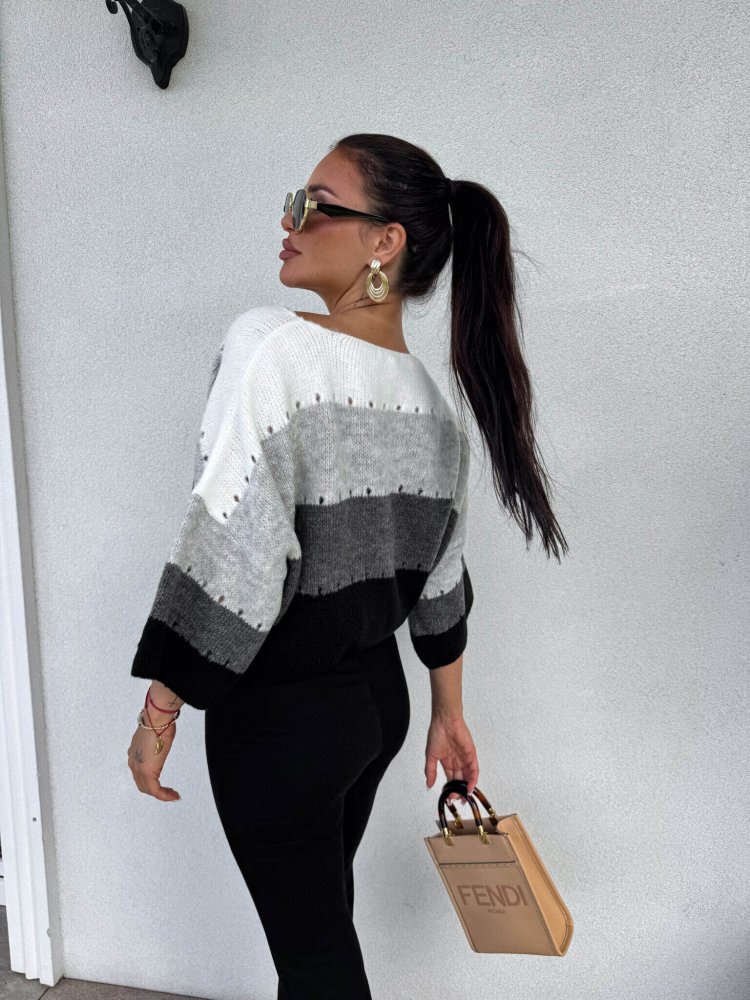 Sweter SOFT pasy –...