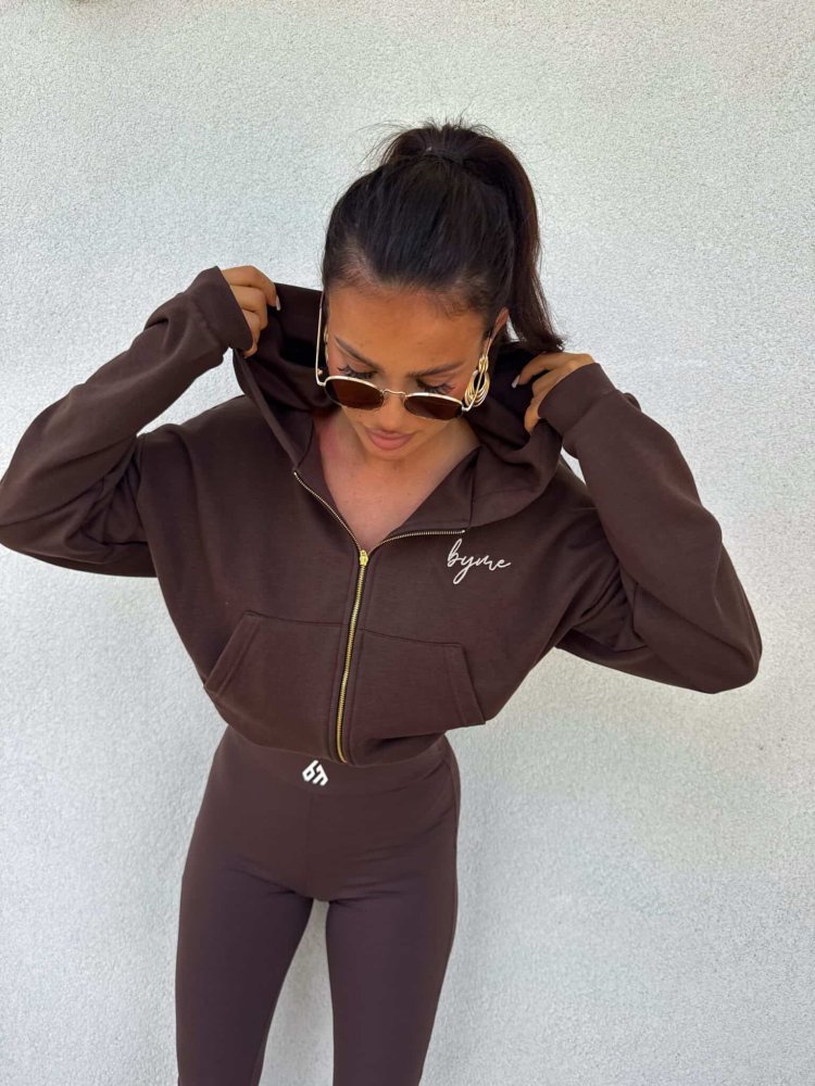 Bluza HOODIE – czekoladowa