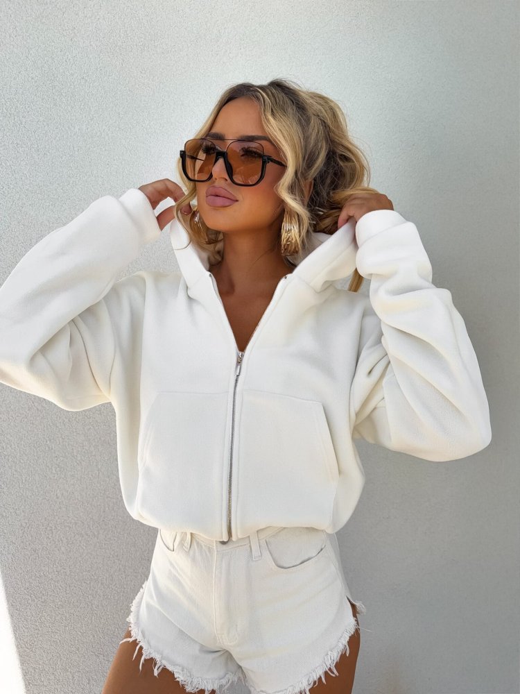 Bluza polarowa BLISS – ecru