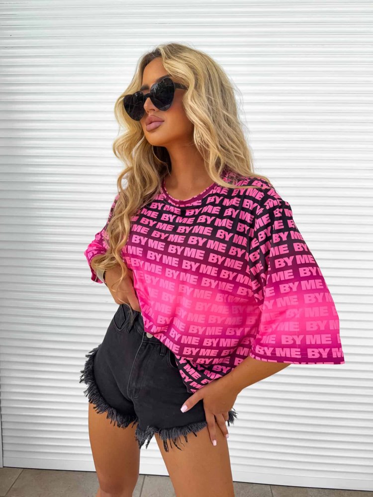 Bluzka MARMARIS ombre – różowa