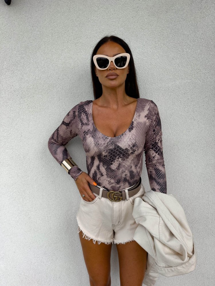Bluzka VENEZIA print – snake