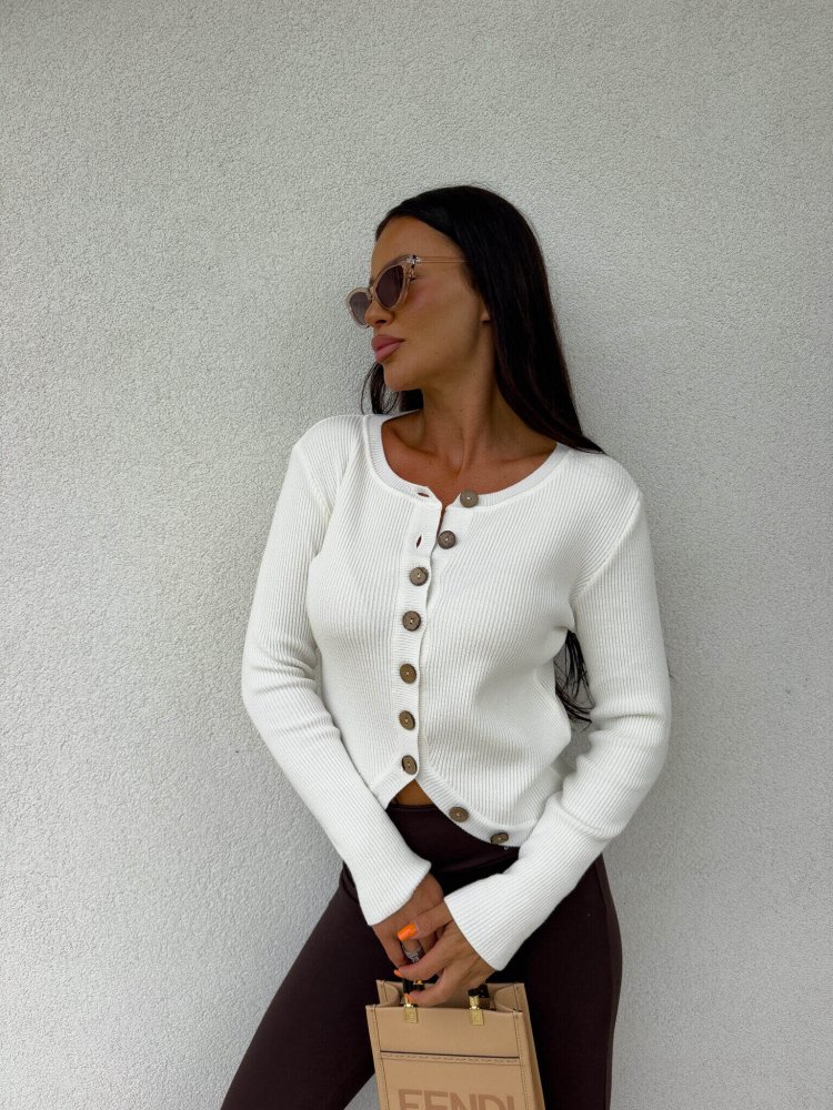 Sweter FERRO – ecru
