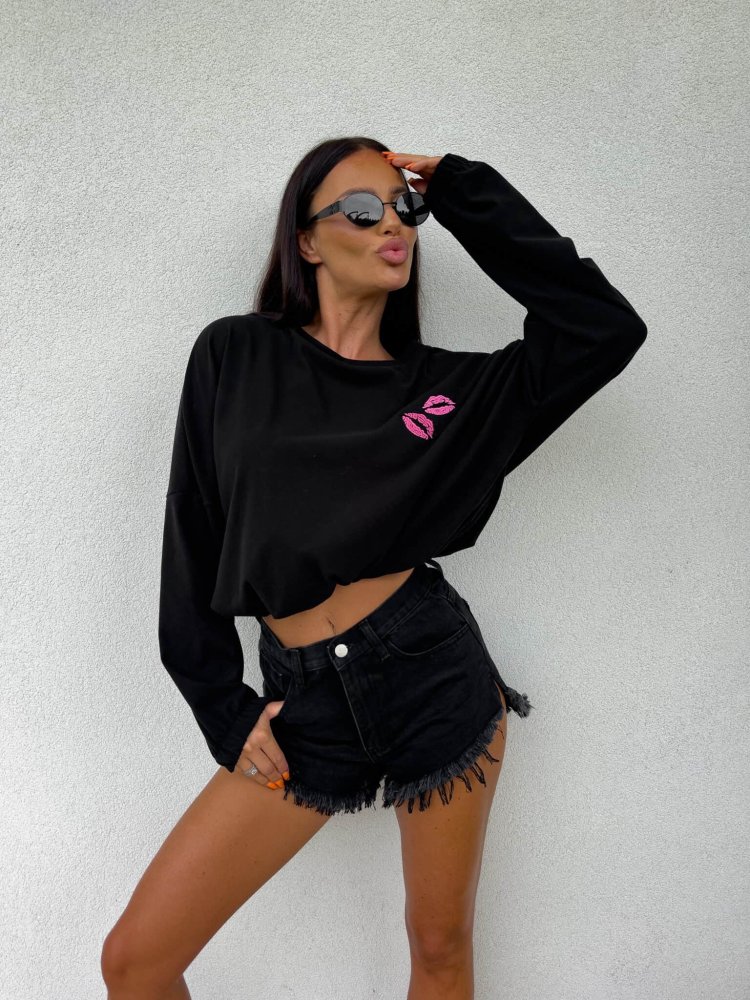 Bluza POLINA KISS – czarna