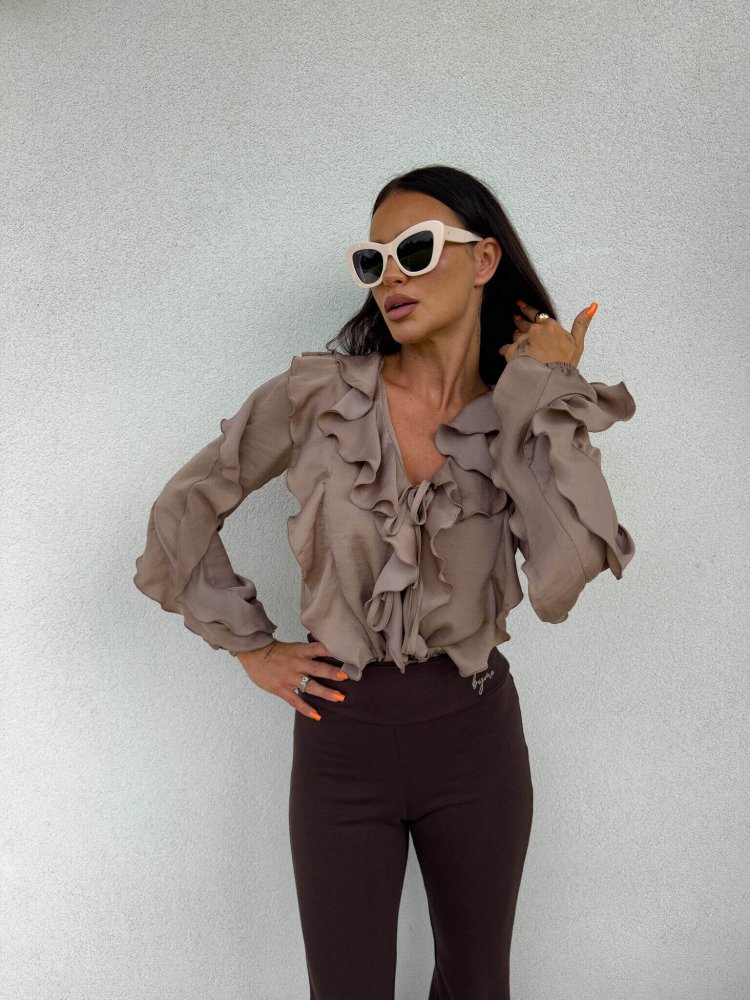 Bluzka COURTNEY – mokka