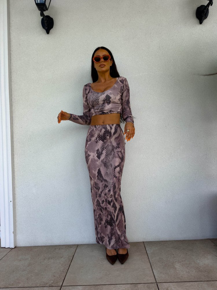 Spódnica VOGUE print – snake