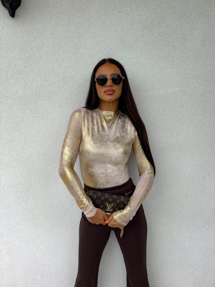 Bluzka SKIN – gold