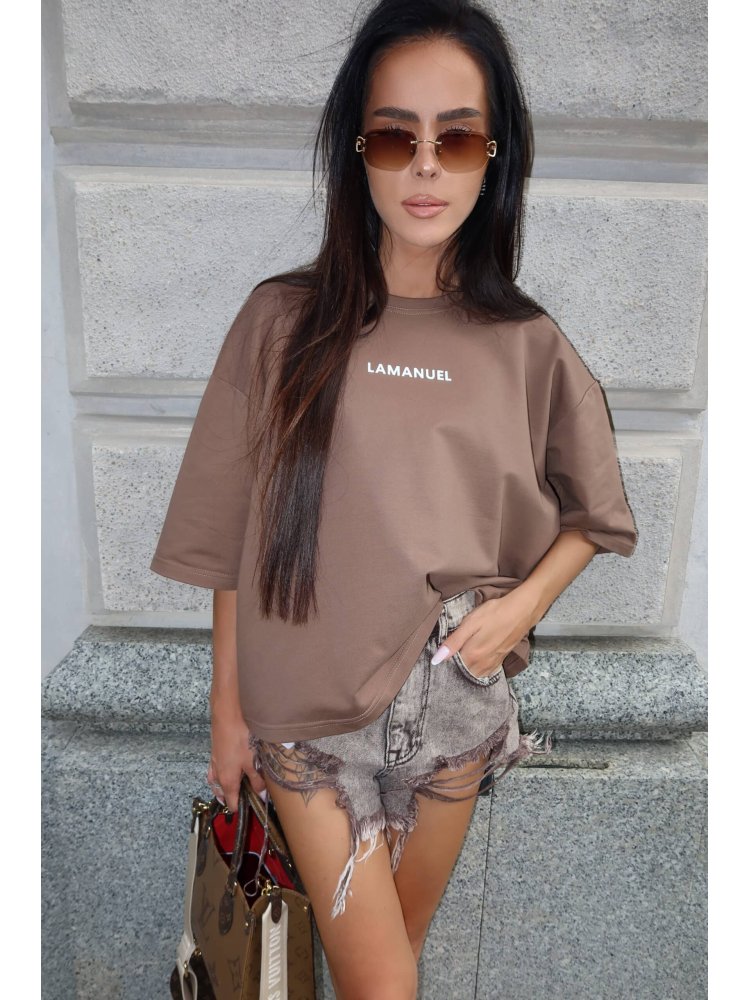 Tshirt NOX czekolada