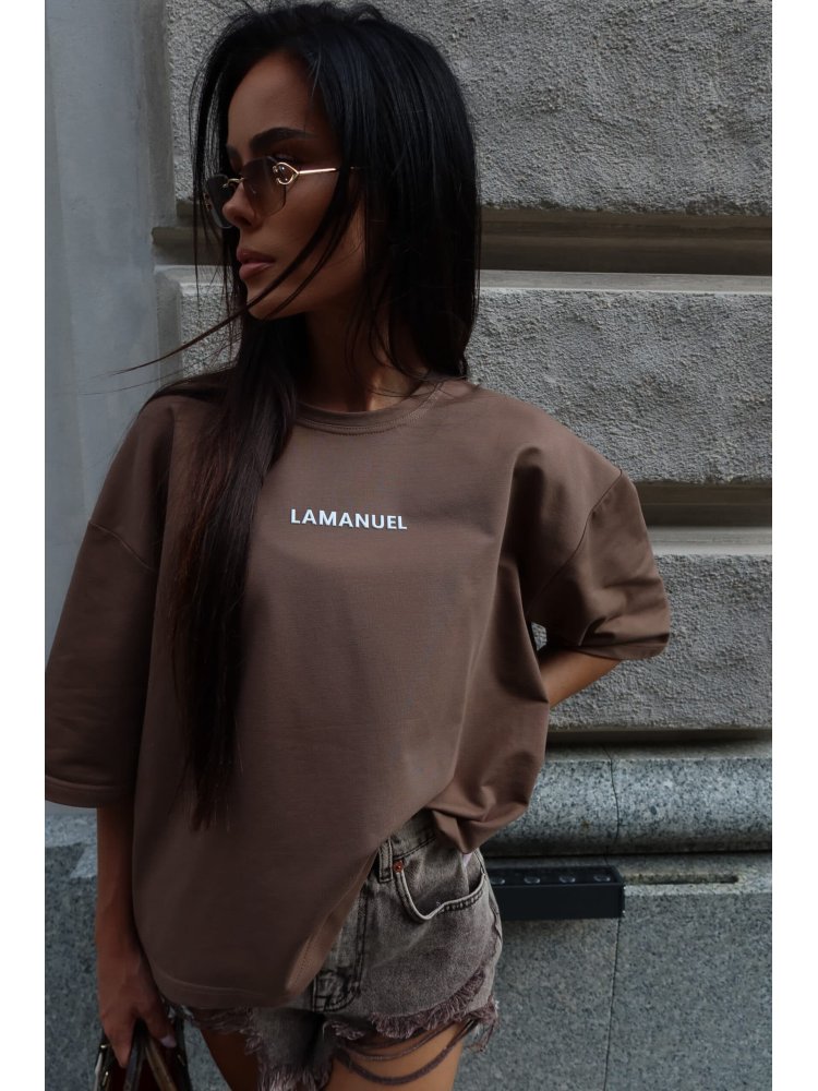 Tshirt NOX czekolada
