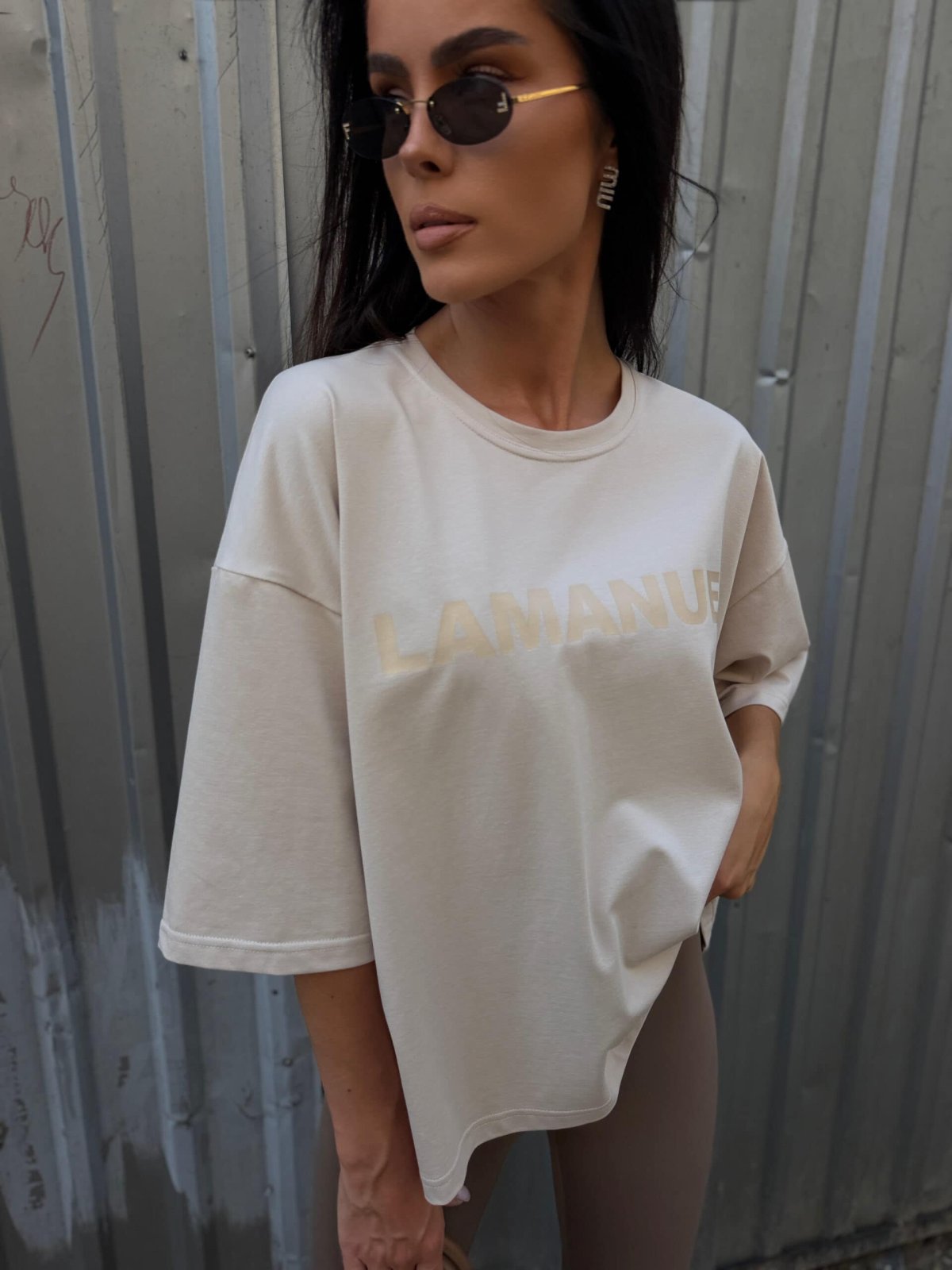Tshirt BLANK beż