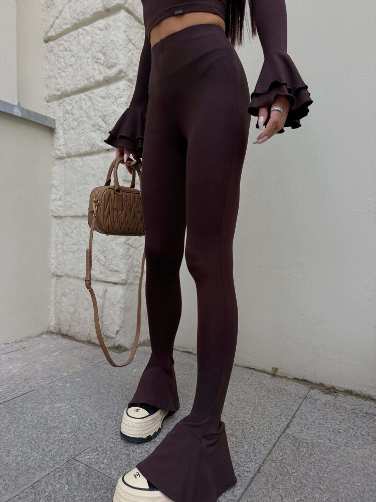 Legginsy SIREN, czekolada