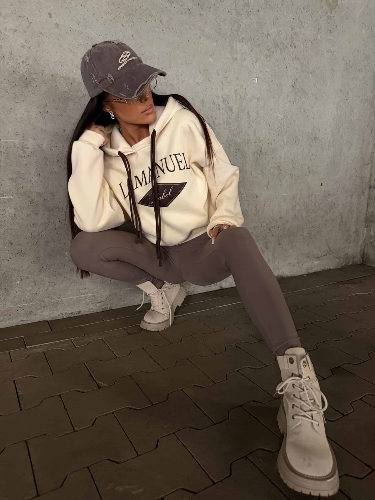 Legginsy FLEX, latte