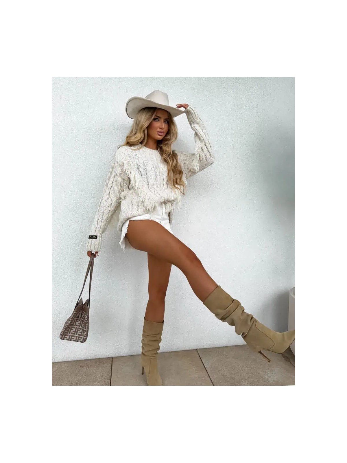 Sweter INDIANA, wanilia