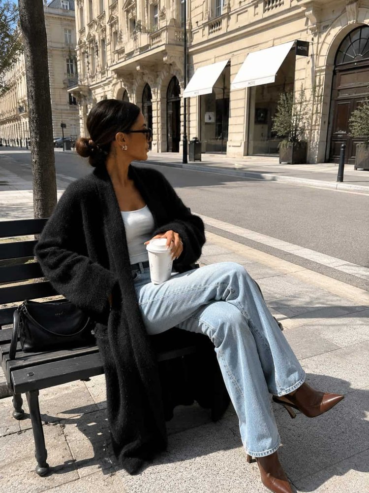 Kardigan płaszcz NORAL –...