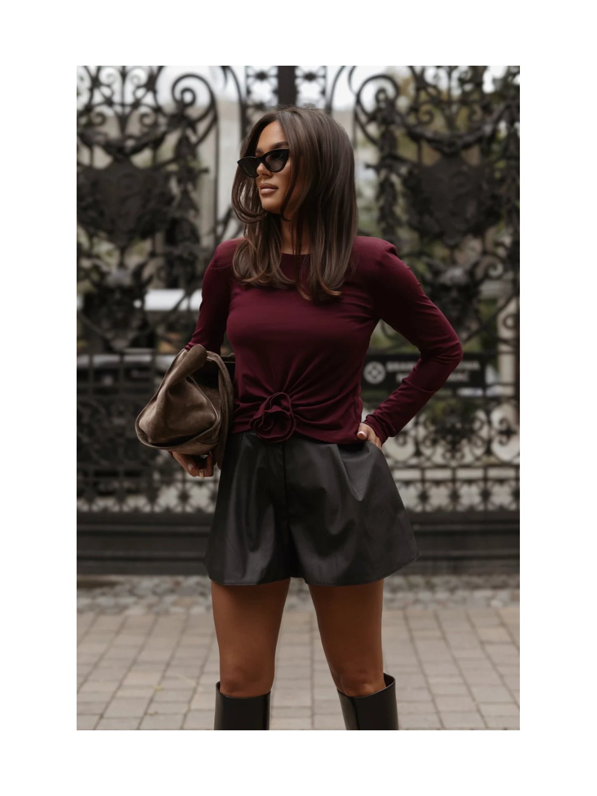 Bluzka ROSIE – bordo