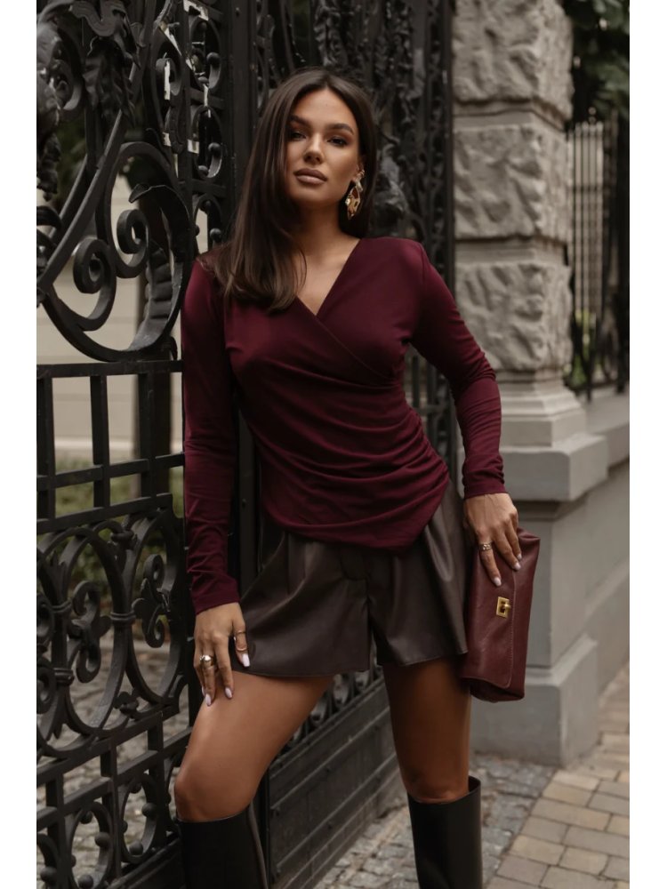 Bluzka CLARIE – bordo
