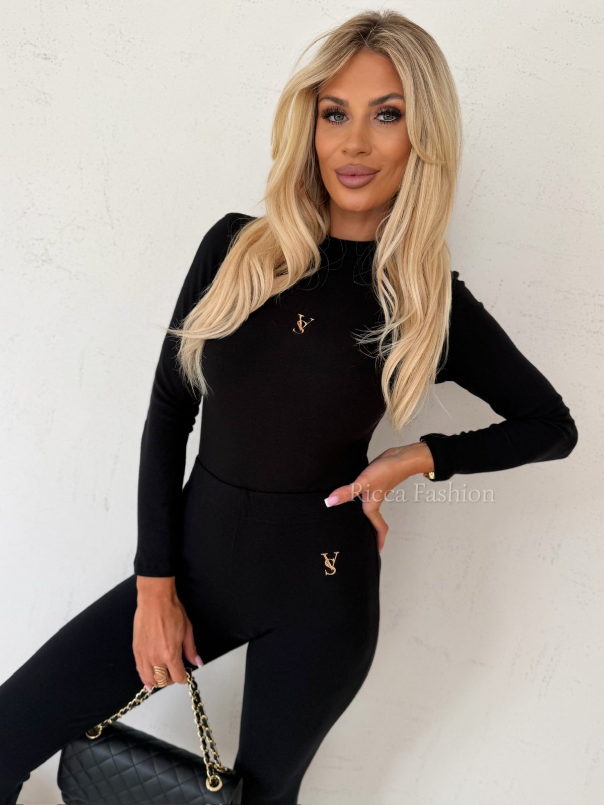 Komplet bawełniany VESPER, black