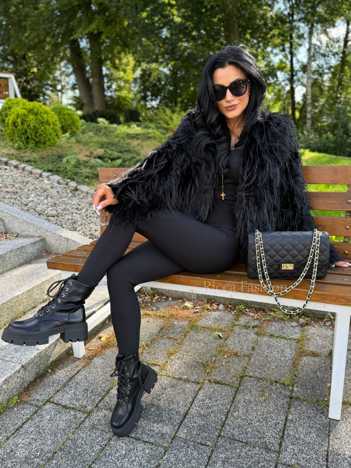 Kurtka futerko NATASHA, black