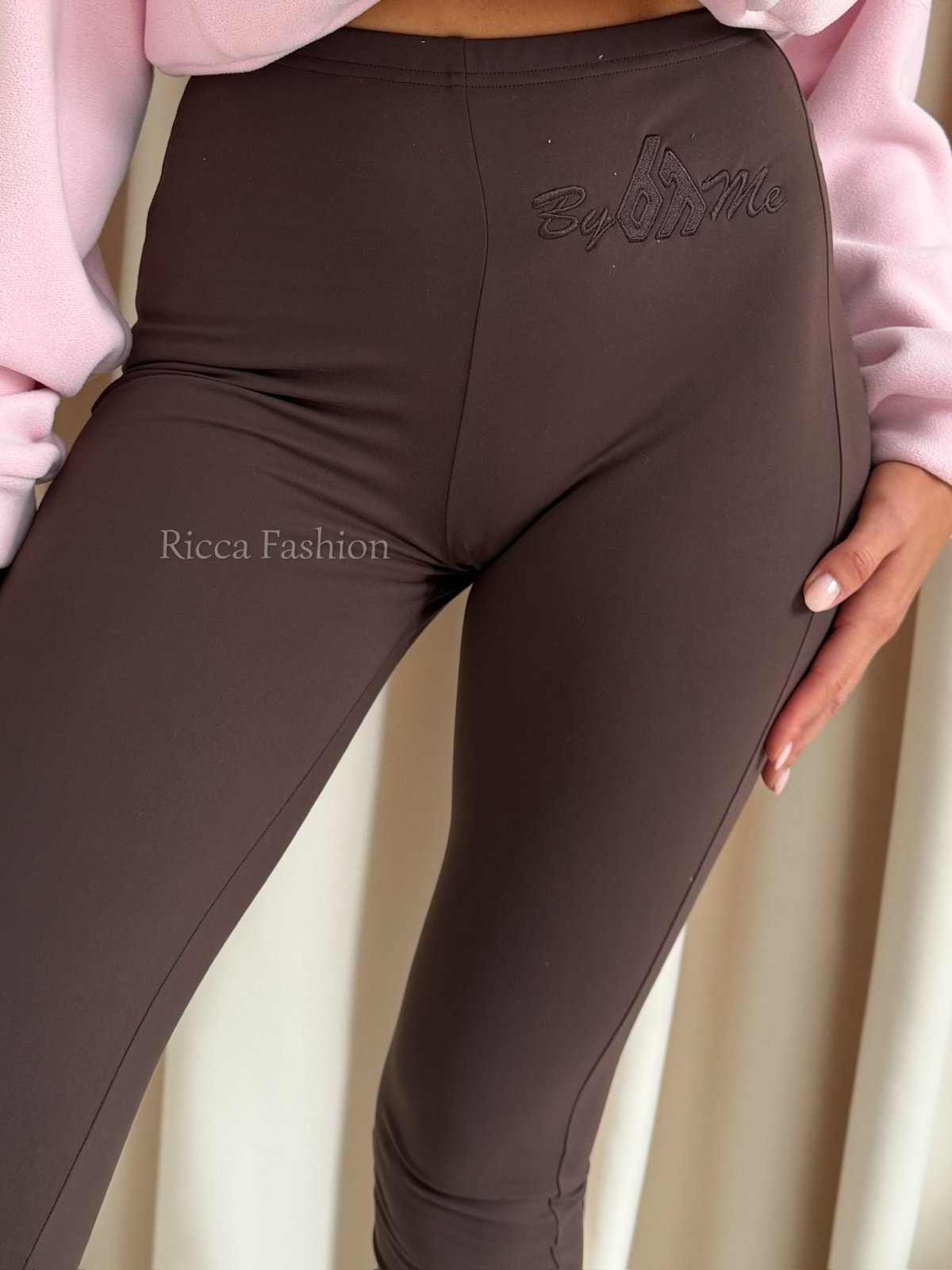 Legginsy ELASTIC – czekolada