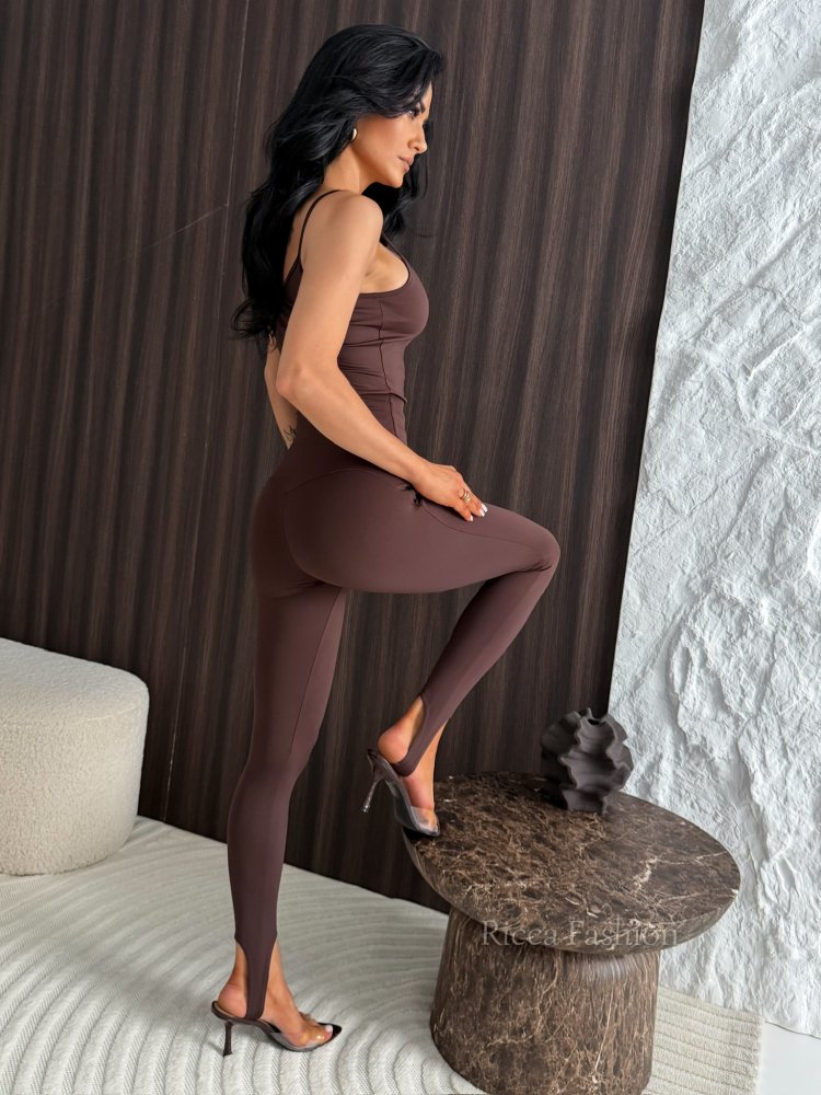 Legginsy EVA, chocolate